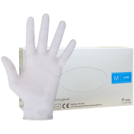 Manusi examinare latex pudrate Santex Mercator, M*100 BUC